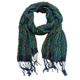Olive Yarn Dyed Scarf,Military Chic Scarf,Versatile Everyday Scarf ,Pairs With All Casual Outfits,Office Appropriate Subtlety For Women Men
