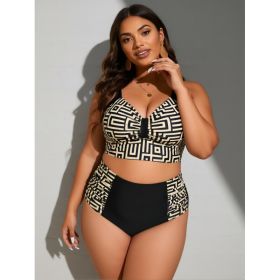 Women's 2-piece Casual Swimsuit Set M178 (Option: 3XL)