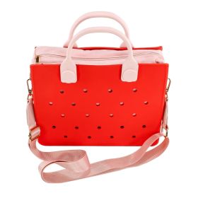 Waterproof EVA Handbag Punching Women's Tote Bags With Shoulder Strap For Women Hand Tote Bag Beach Bag (Option: Style1)