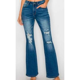 Ankle Length Jeans For Women High Waist Skinny Slim Fit Denim Pants Casual Comfortable Stretchable (Option: 01)