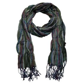 2pcs  Army Green Jacquard TextureTextured Utility Scarf ,vacation,daily Life,evening Party,Office Appropriate Subtlety For Women Men (Option: 1pcs)