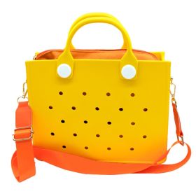 Waterproof EVA Handbag Punching Women's Tote Bags With Shoulder Strap For Women Hand Tote Bag Beach Bag (Option: Style7)