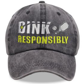 2pcs Pickleball Hat For Men Women, Adjustable Embroidered Wash Cotton Baseball Cap (Option: 1pcs)