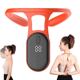 1/2 pcs Mericle Ultrasonic Portable Lymphatic Soothing Body Shaping Neck Instrument;  Portable Massager for Men and Women (Color: 1 pcs-red)