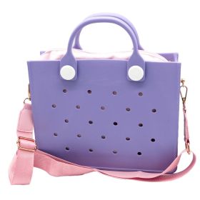 Waterproof EVA Handbag Punching Women's Tote Bags With Shoulder Strap For Women Hand Tote Bag Beach Bag (Option: Style10)