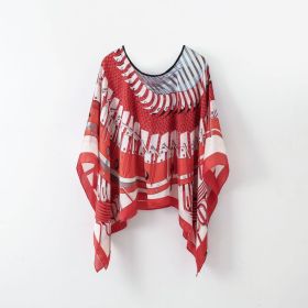 Pullover Shawl Outerwear Cover-up Multifunctional Scarf (Option: Style 29-110X110CM)